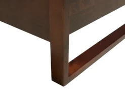Seng Fyretræ GIULIA 160 x 200 cm Mørkebrun