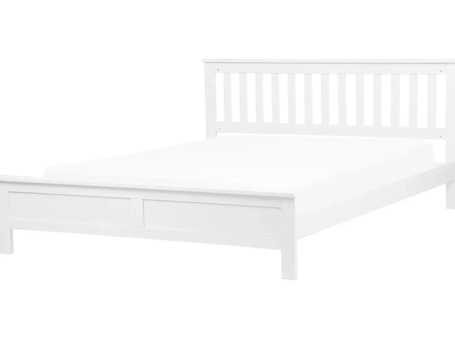 Seng Fyretræ MAYENNE 180 x 200 cm Hvid