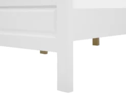 Seng Fyretræ OLIVET 160 x 200 cm Hvid