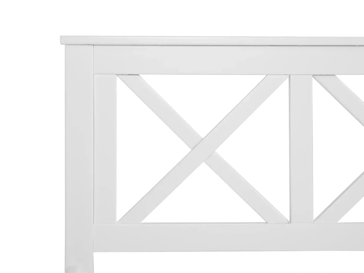 Seng Fyretræ TANNAY 180 x 200 cm Hvid