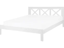 Seng Fyretræ TANNAY 180 x 200 cm Hvid