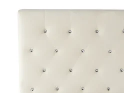 Seng med opbevaring AMIENS Velour Lys Beige 180 x 200 cm
