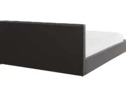 Seng med opbevaring DREUX Kunstlæder Mørkegrå 180 x 200 cm