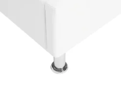 Seng med opbevaring Kunstlæder METZ 90 x 200 cm Hvid