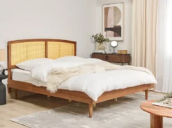 Seng Rattan VARZY 180 x 200 cm Brun