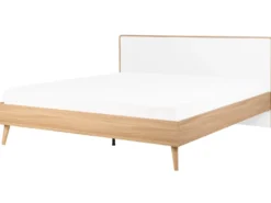 Seng SERRIS 180 x 200 cm Lysebrun