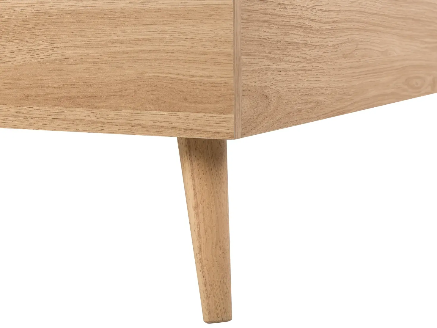 Seng SERRIS 180 x 200 cm Lysebrun
