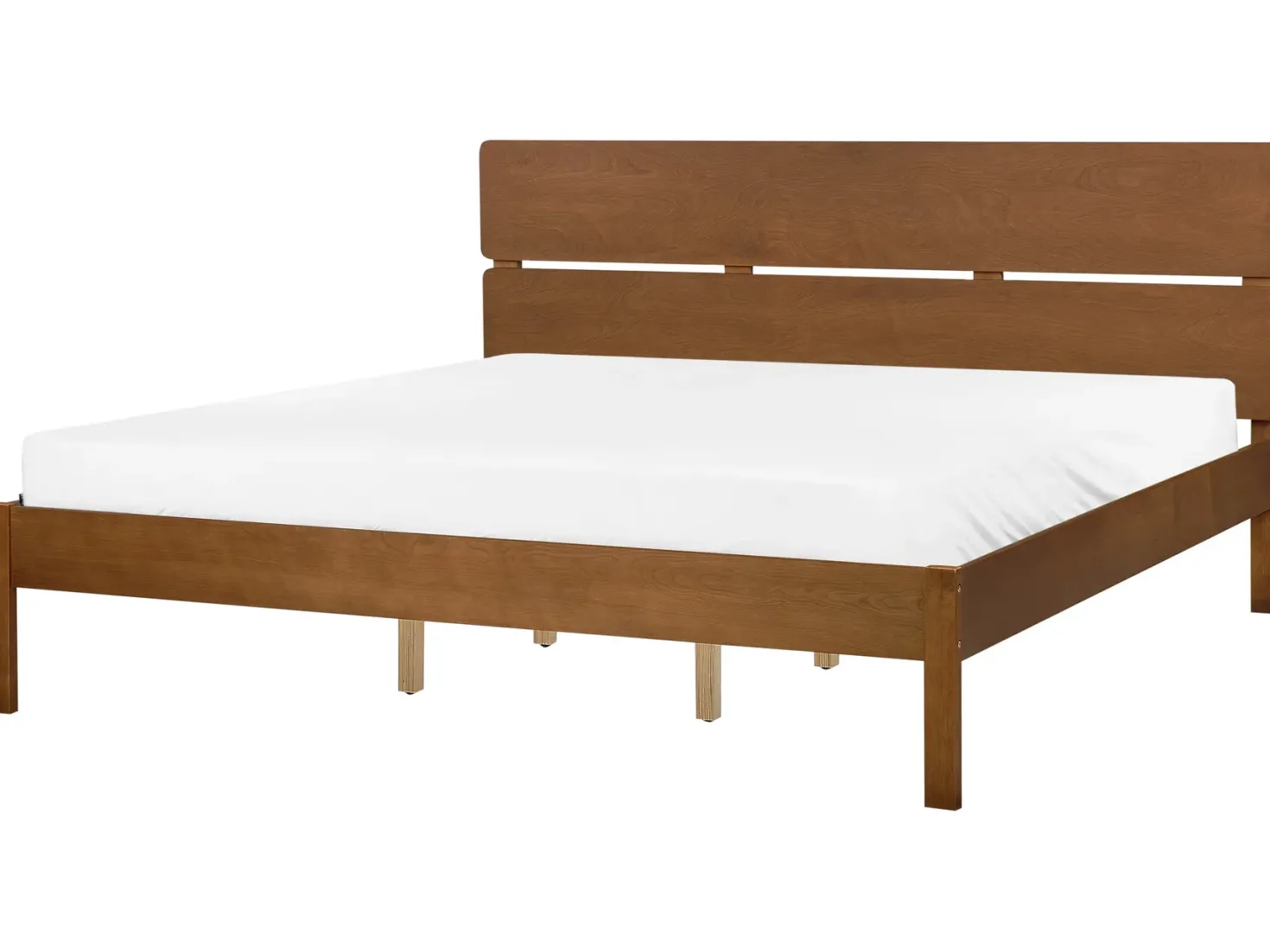 Seng Træ BOISSET 180 x 200 cm Mørkebrun