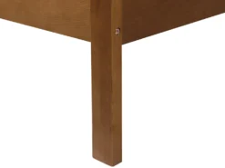 Seng Træ BOISSET 180 x 200 cm Mørkebrun