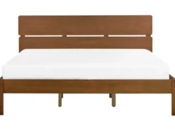 Seng Træ BOISSET 180 x 200 cm Mørkebrun