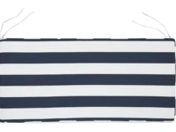 Siddehynde til bænk VIVARA 112 x 54 cm Navy Blå