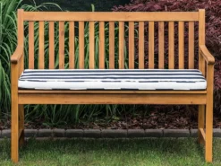 Siddehynde til bænk VIVARA 112 x 54 cm Navy Blå