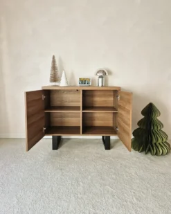 Skab TIMBER Mørkebrun