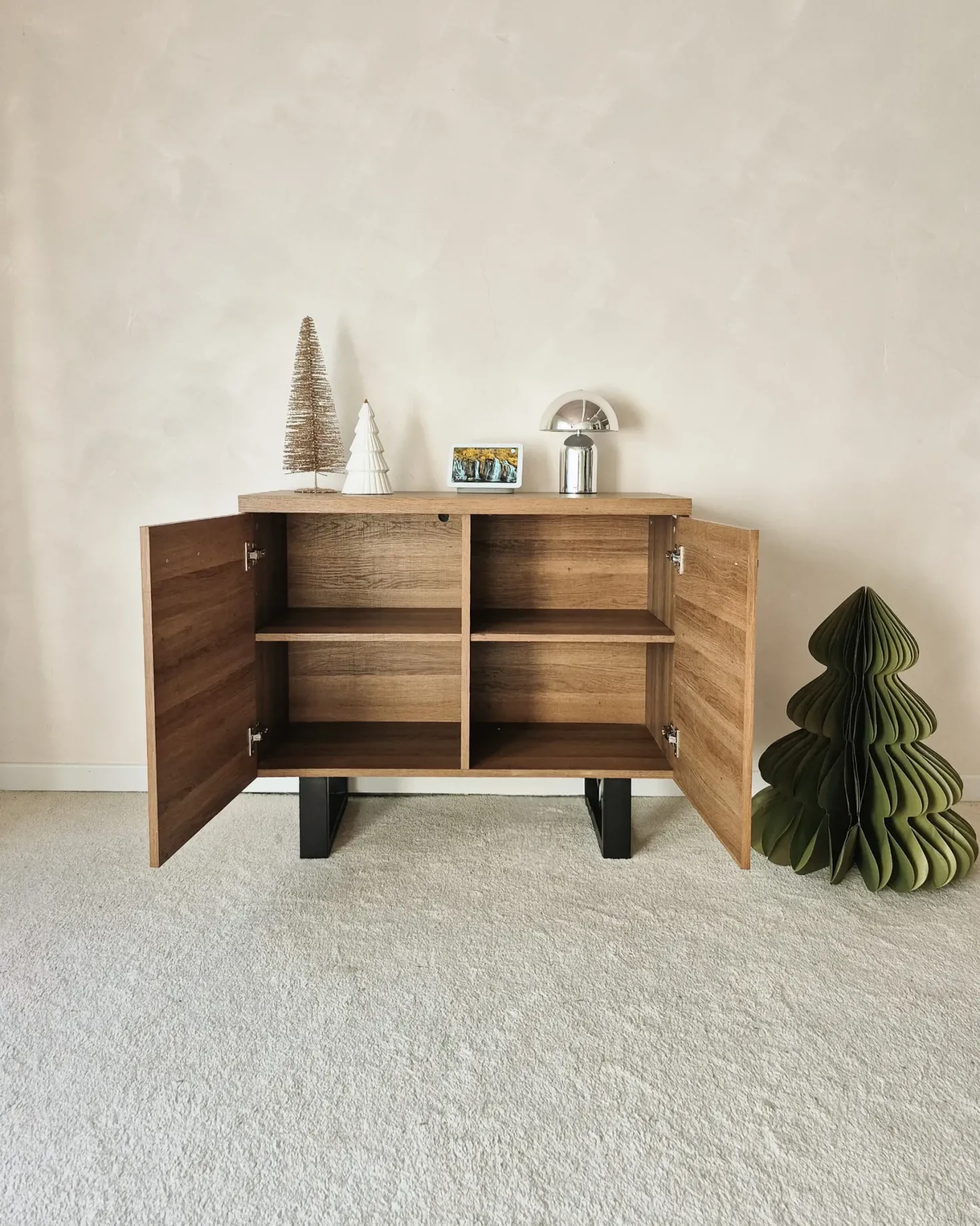 Skab TIMBER Mørkebrun