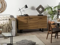 Skab TIMBER Mørkebrun