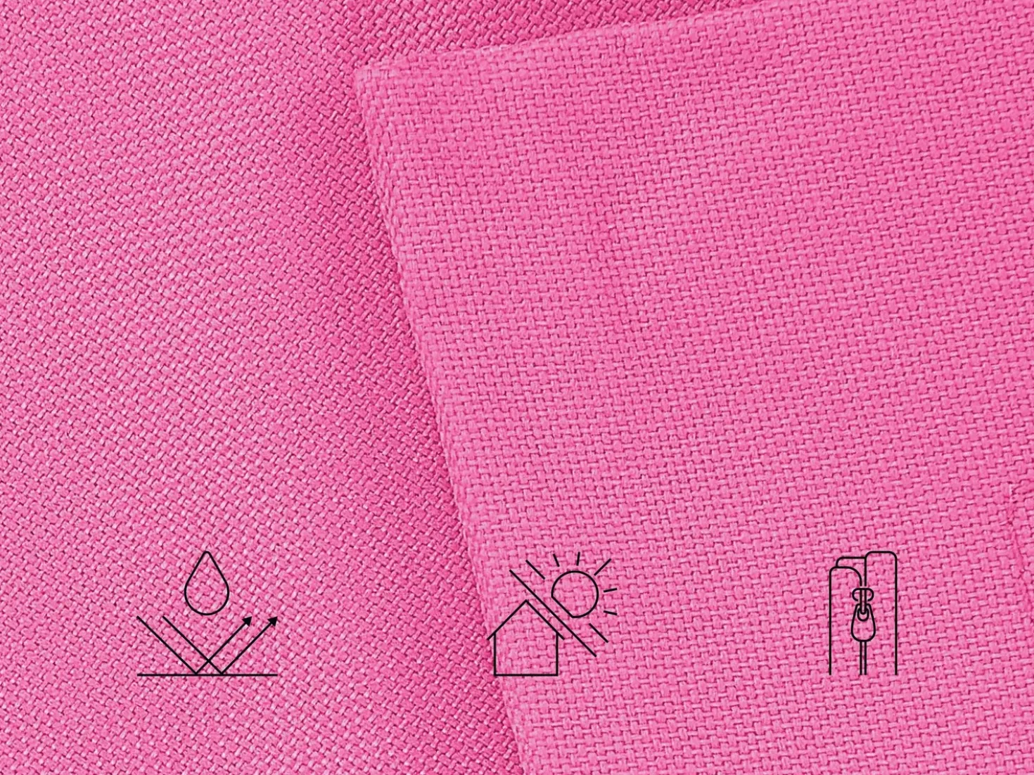 Sækkestol 600 L FUZZY 180 cm 230 cm Fuchsia