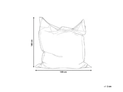 Sækkestol 300 L FUZZY 140 cm 180 cm Himmelblå