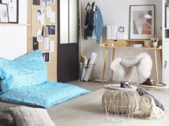 Sækkestol 300 L FUZZY 140 cm 180 cm Himmelblå