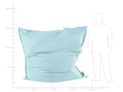 Sækkestol 600 L FUZZY 180 cm 230 cm Himmelblå