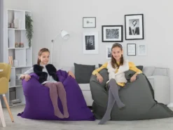 Sækkestol 300 L FUZZY 140 cm 180 cm Lilla