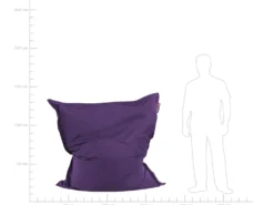 Sækkestol 300 L FUZZY 140 cm 180 cm Lilla