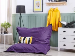 Sækkestol 300 L FUZZY 140 cm 180 cm Lilla