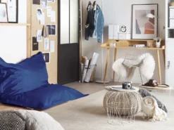 Sækkestol 300 L FUZZY 180 cm 140 cm Mørkeblå