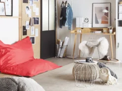 Sækkestol 300 L FUZZY 140 cm 180 cm Rød