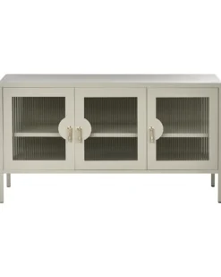 Skænk GLEORA Metal Lys Beige