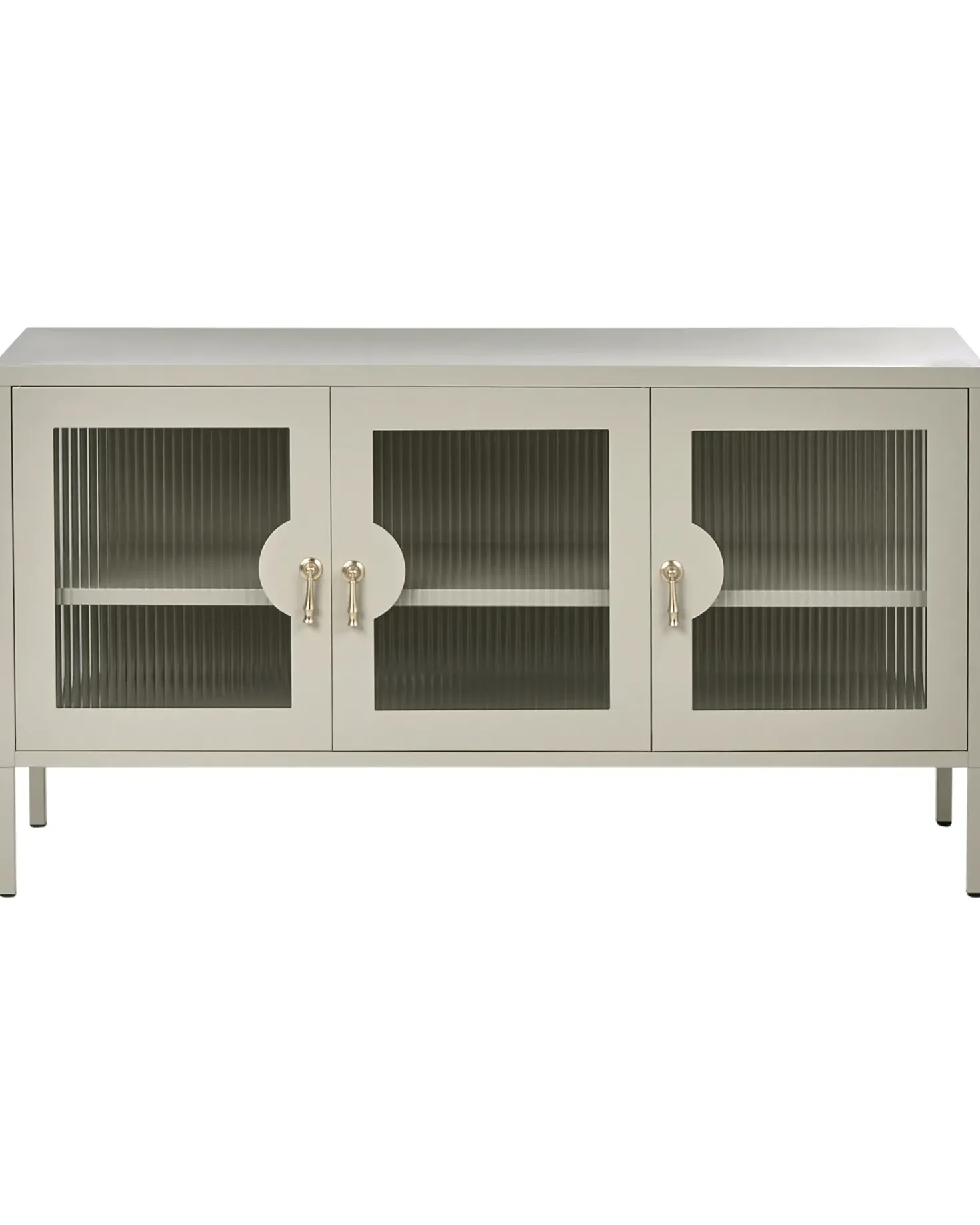 Skænk GLEORA Metal Lys Beige