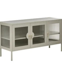Skænk GLEORA Metal Lys Beige