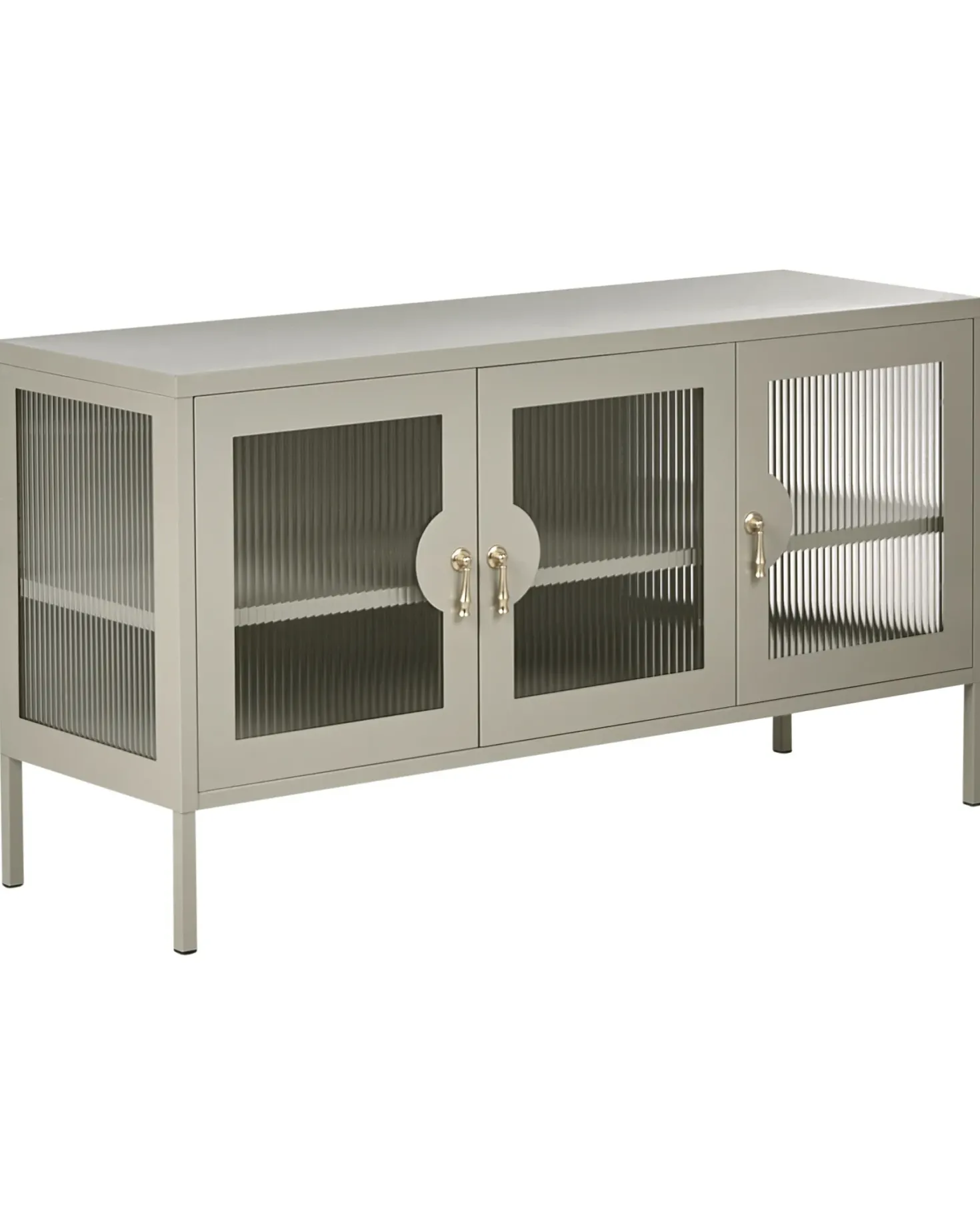 Skænk GLEORA Metal Lys Beige