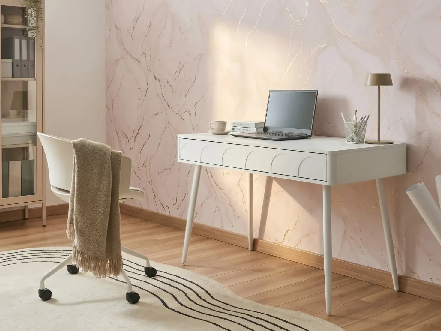 Skrivebord ESLANE Hvid 120 cm 60 cm