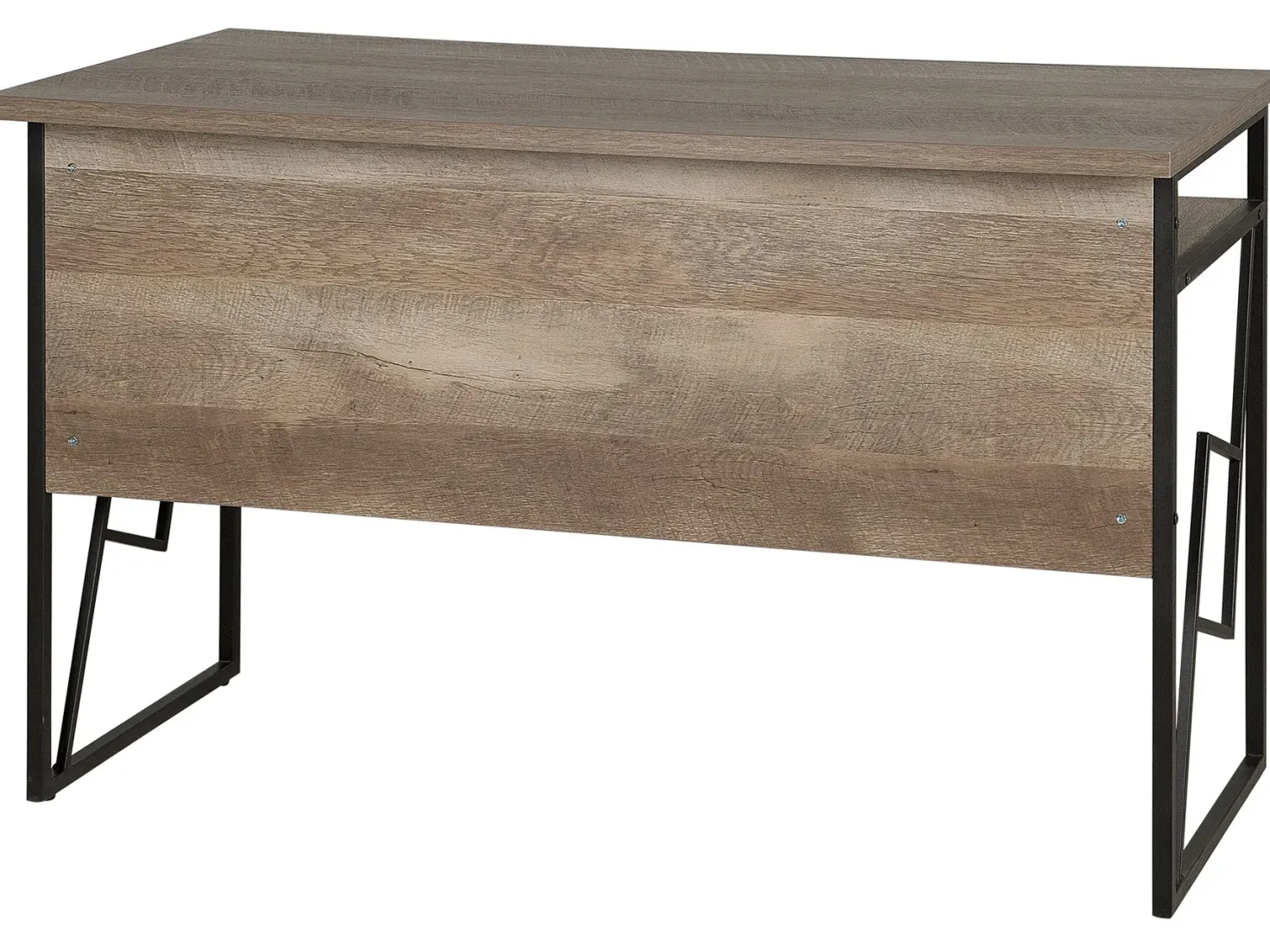 Skrivebord FORRES Brun/sort 120 cm 60 cm