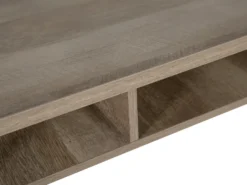 Skrivebord FORRES Brun/sort 120 cm 60 cm