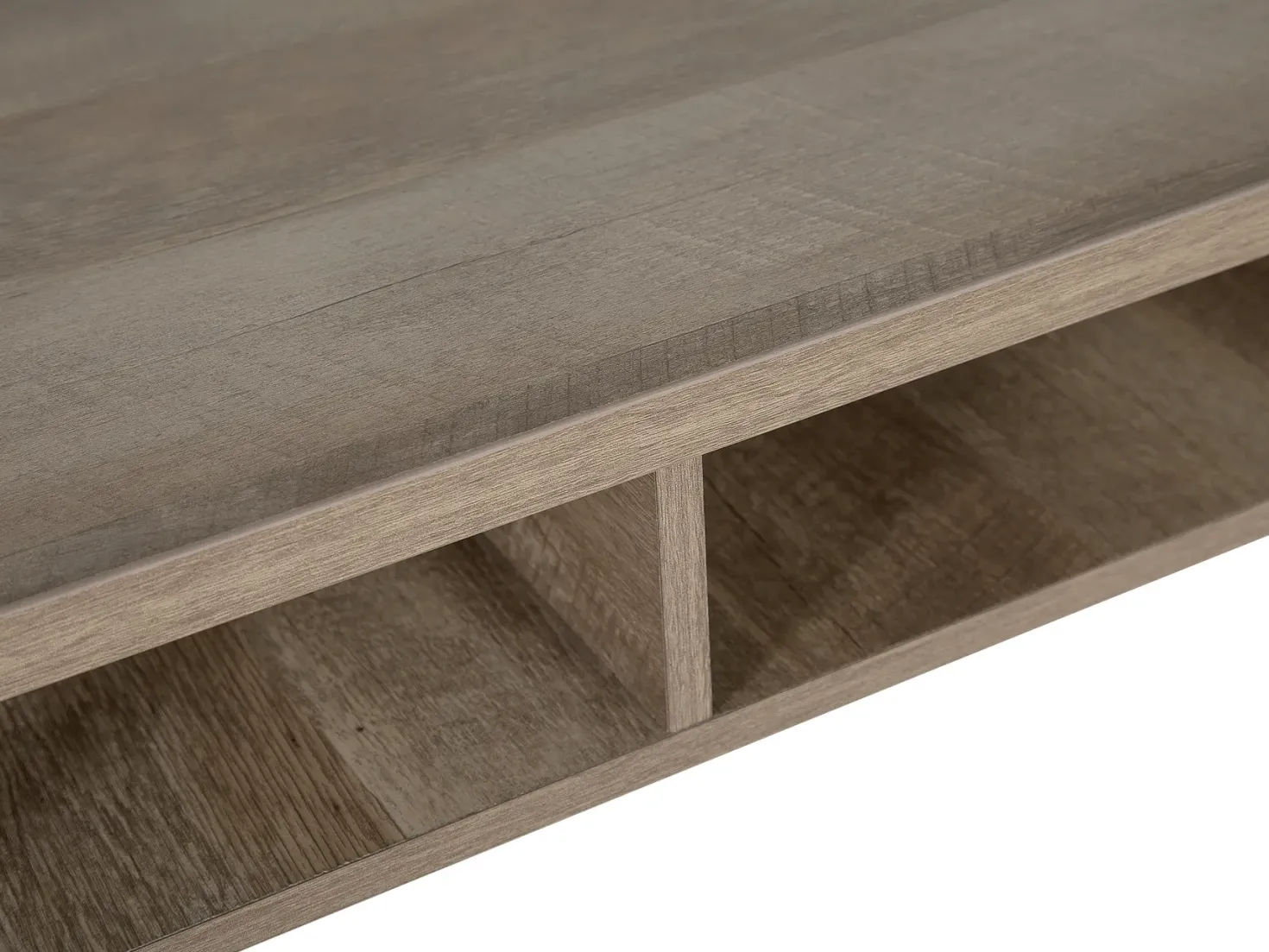 Skrivebord FORRES Brun/sort 120 cm 60 cm