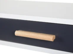 Skrivebord FRISCO Grå 120 cm 45 cm med skuffer