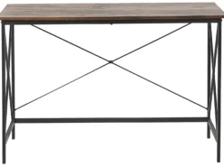 Skrivebord FUTON Mørkebrun 115 cm 60 cm