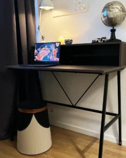 Skrivebord HARISON Mørkebrun 100 cm 53 cm