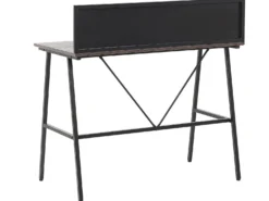 Skrivebord HASTINGS Brun/sort 100 cm 52 cm