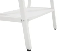 Skrivebord HEBER Brun/hvid 140 cm 60 cm med skuffer