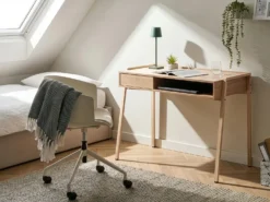Skrivebord KOFOTEN Lysebrun 107 cm 48 cm