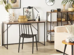 Skrivebord PEMBRO Mørkebrun 120 cm 55 cm