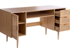 Skrivebord RAFFRA Lysebrun 140 cm 60 cm