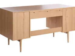 Skrivebord RAFFRA Lysebrun 140 cm 60 cm