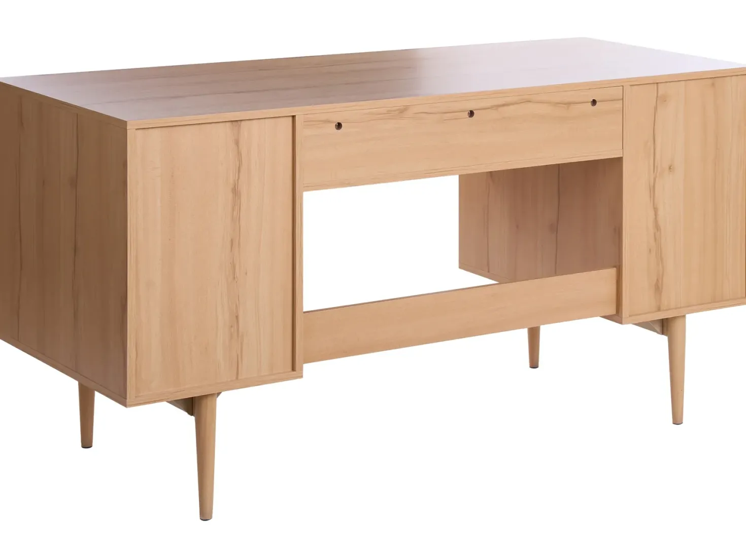 Skrivebord RAFFRA Lysebrun 140 cm 60 cm