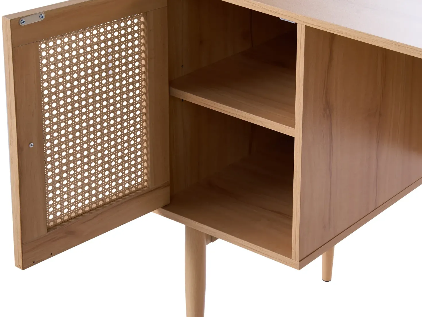 Skrivebord RAFFRA Lysebrun 140 cm 60 cm