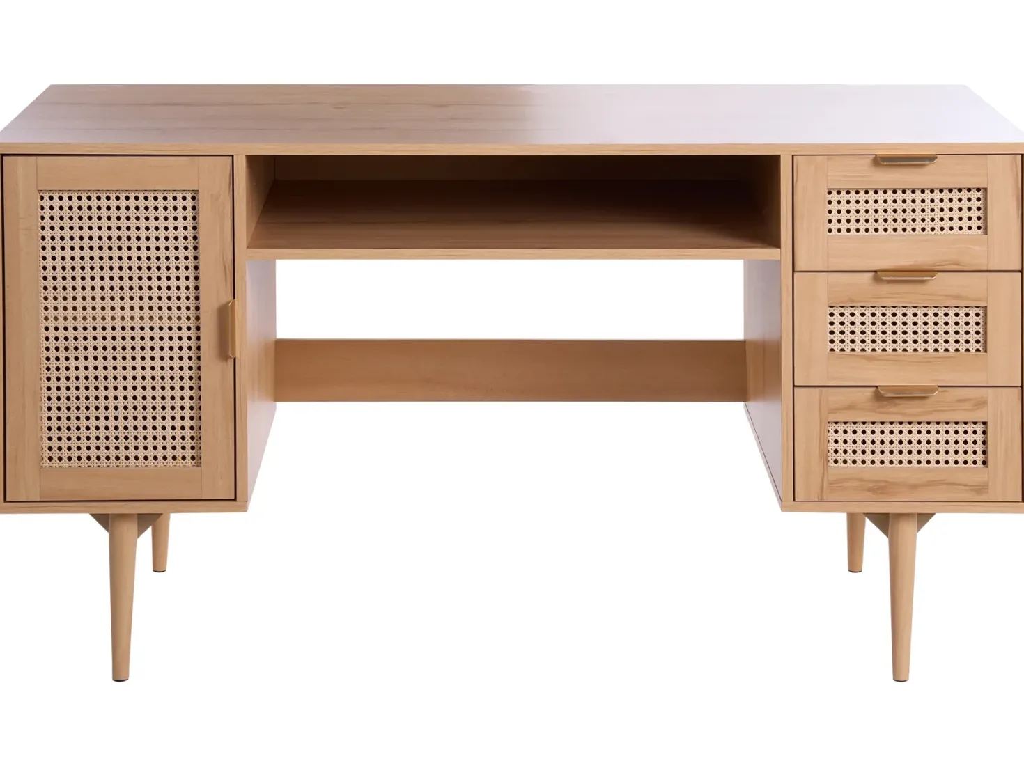 Skrivebord RAFFRA Lysebrun 140 cm 60 cm