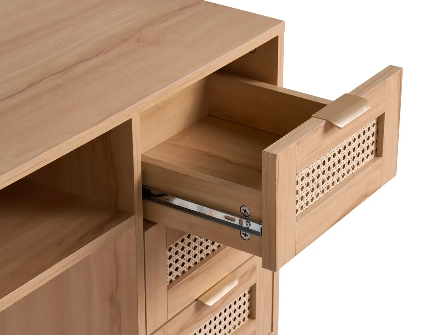 Skrivebord RAFFRA Lysebrun 140 cm 60 cm
