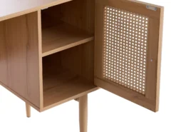Skrivebord RATANA Lysebrun 130 cm 50 cm